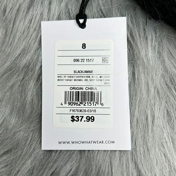 What to Wear, NWT, What to wear black Annie satin tassel mule slip on shoe SZ 8 - Picture 9 of 9